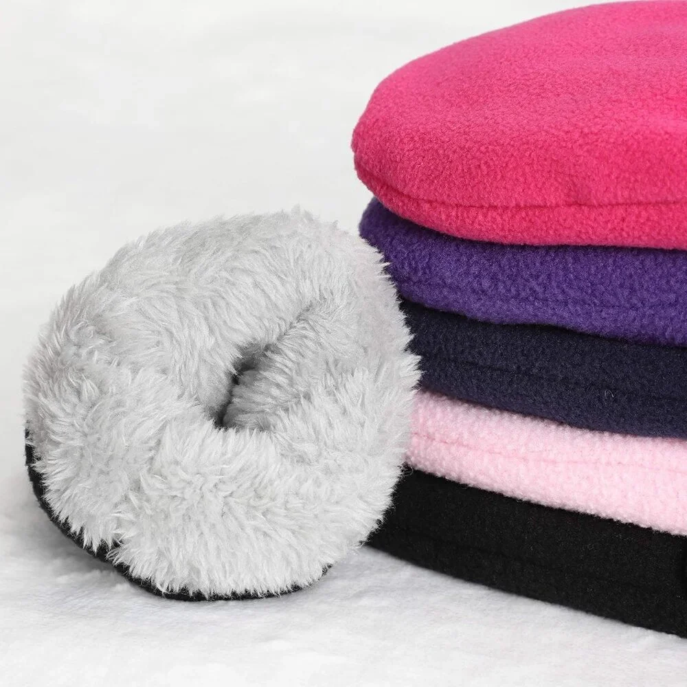 Toddler Baby Boy Girls Winter Warm Mittens - Kids Easy-On Sherpa Fleece Lined Sn